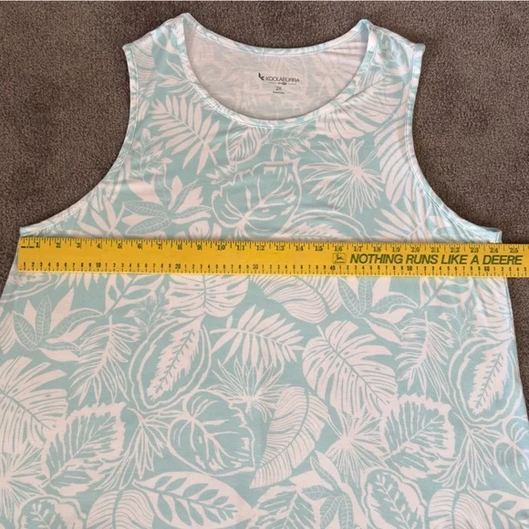 Koolaburra by UGG Allover Printed Modern Tank Top Size 2X Blue Casual Tee Shirt - Picture 7 of 9